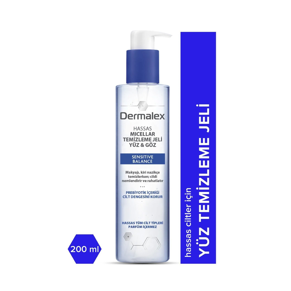 DERMALEX Micellar Yüz Temizleme Jeli Sensitive Balance 200 ml