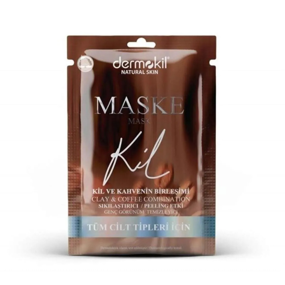 Dermokil Kahve İçerikli Yüz Kil Maskesi Tüm Ciltler İçin 15g
