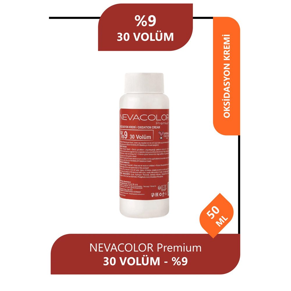 Neva Boya Sıvısı (oksidan) 30V 9luk 50ml