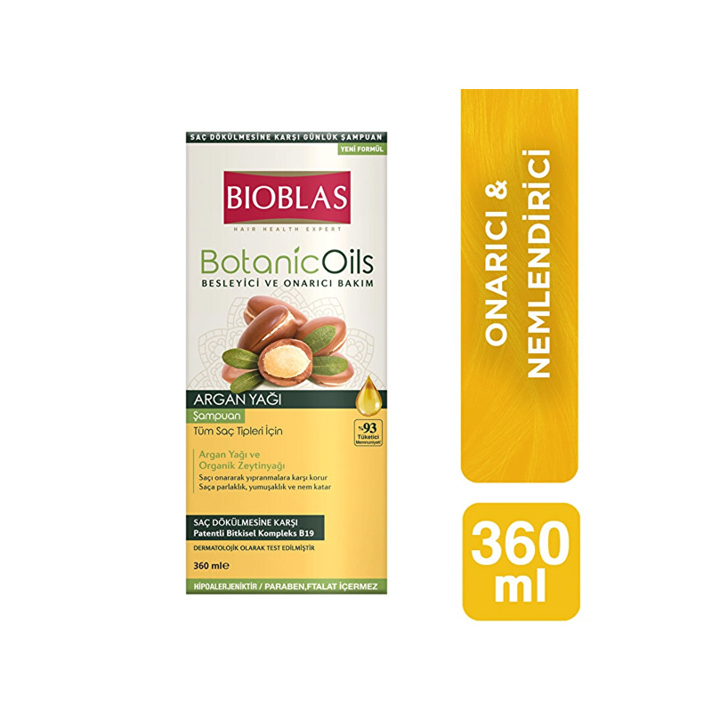Bioblas Botanic Oils Argan Yağlı Şampuan 360 ml