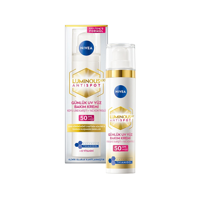 Nivea Cellular Luminous630 Güneş Korumalı Leke Karşıtı Gündüz Yüz Kremi SPF50