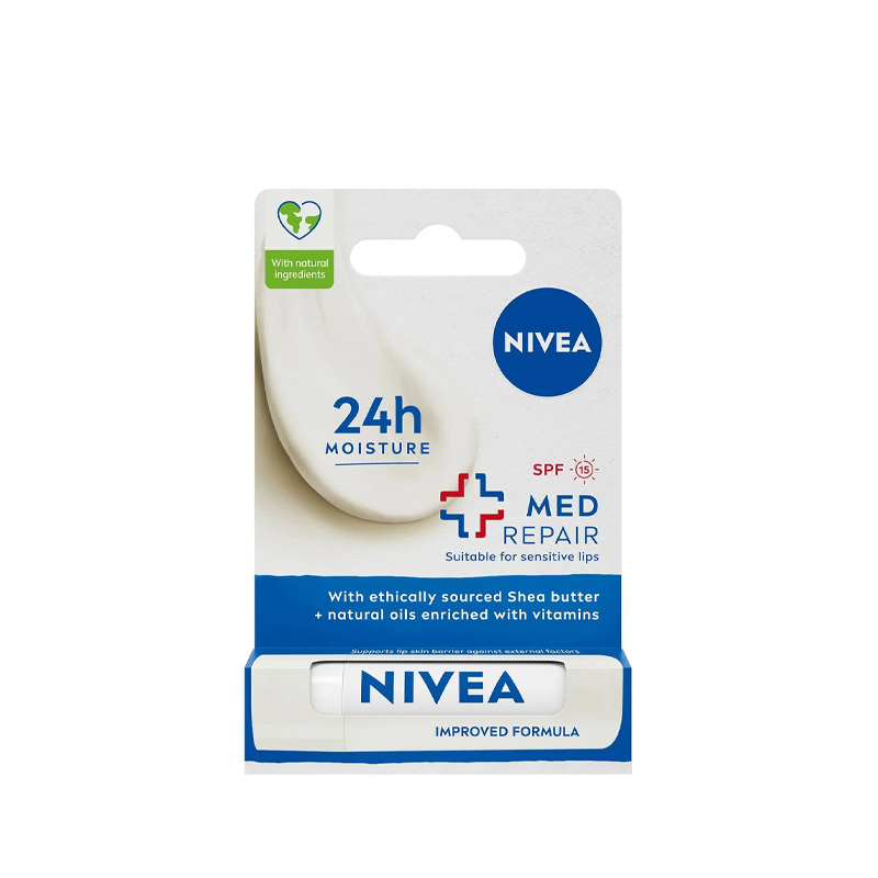 Nivea Lip Med Repair SPF 15 Dudak Bakım Kremi 4,8gr