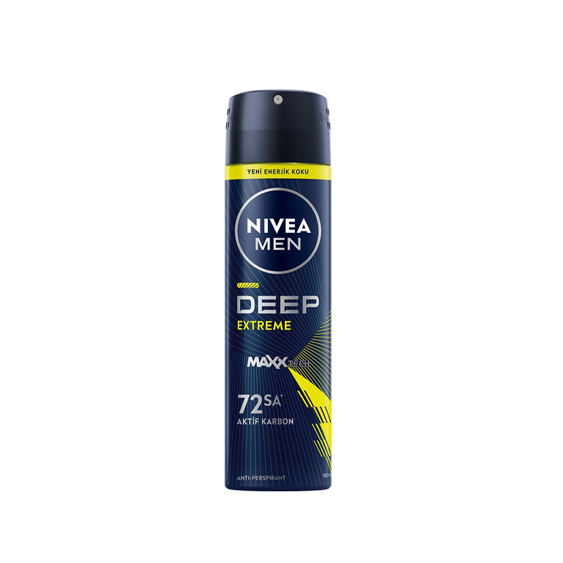 Nivea Men Erkek Sprey Deodorant Deep Extreme 150 Ml