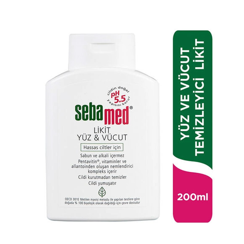 Sebamed Likit Yüz & Vücut Temizleyici 200 ml