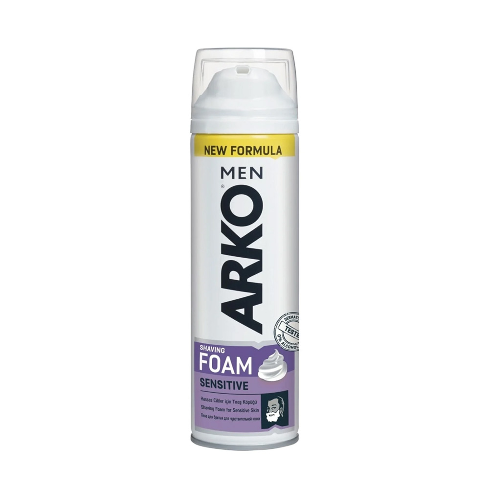 Arko Men Sensitive Hassas Cilt Tıraş Köpüğü 200 ml