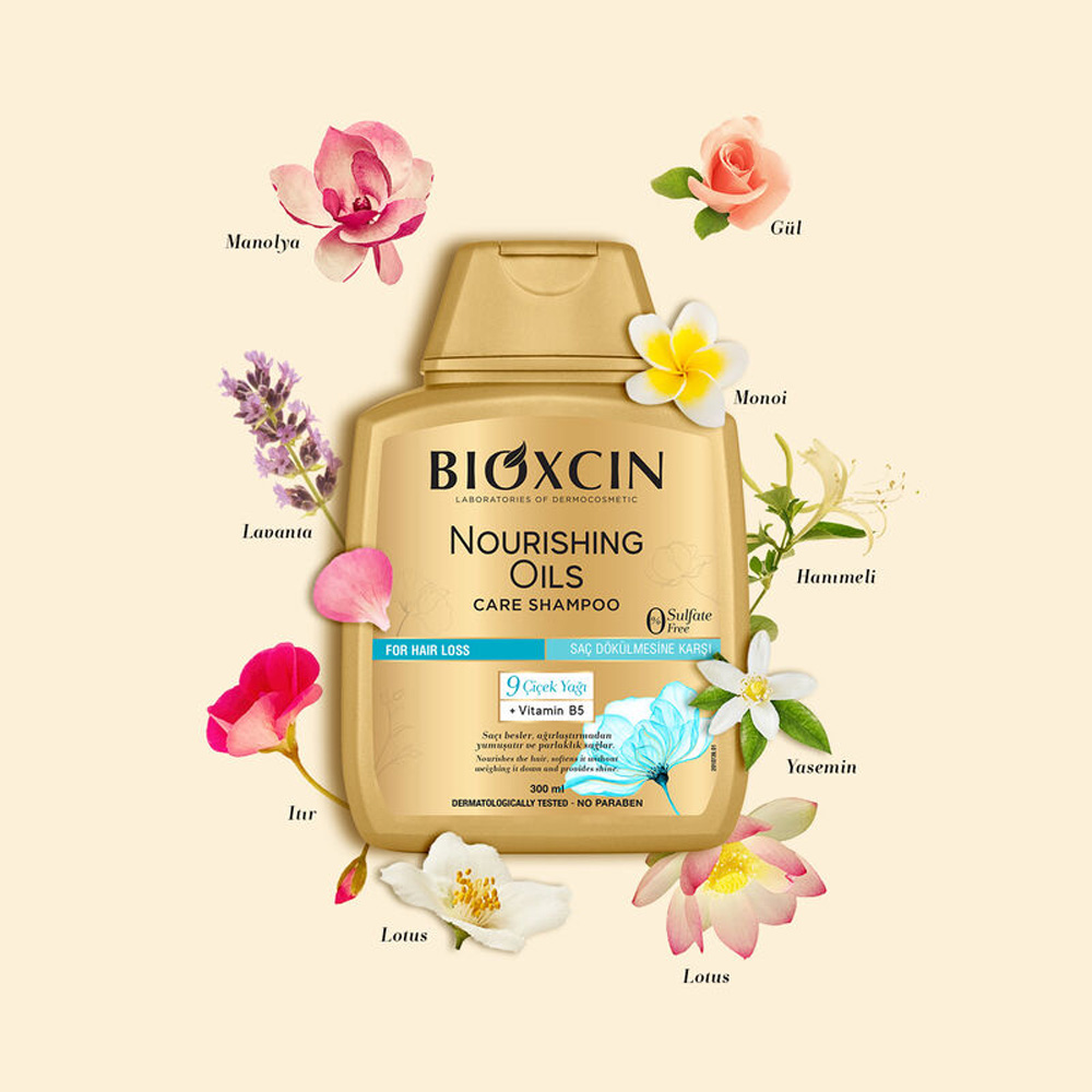 BIOXSIN Besleyici Yağlar Kuru ve Yıpranmış Saçlar İçin Şampuan 300 ml