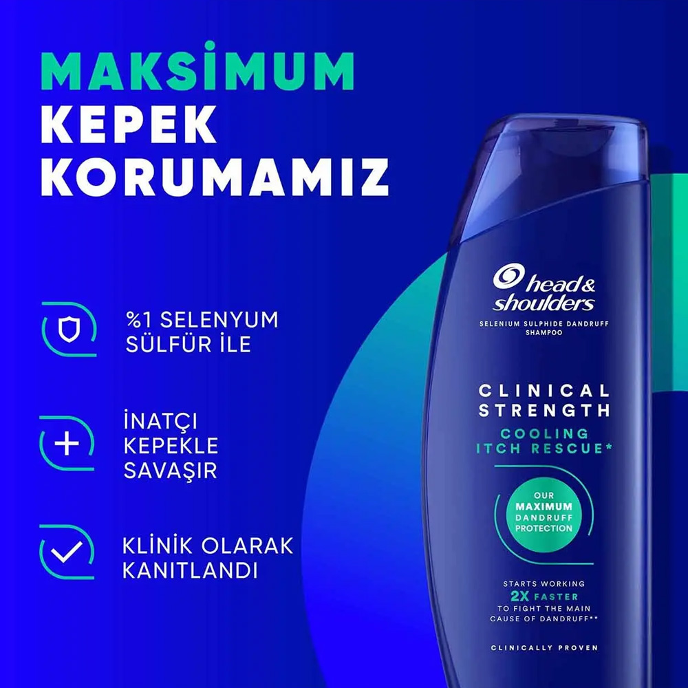 HS Clinical Dandruff Cooling Itch Relief 400 ml